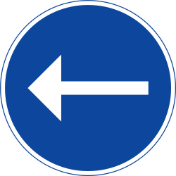 Mandatory left.