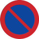 Parkeren verboden.