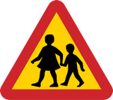 Waarschuwing voor kinderen.