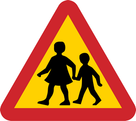 Waarschuwing voor kinderen.