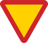 Voorrang verlenen.