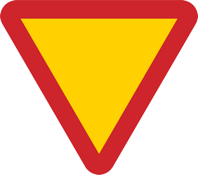 Voorrang verlenen.