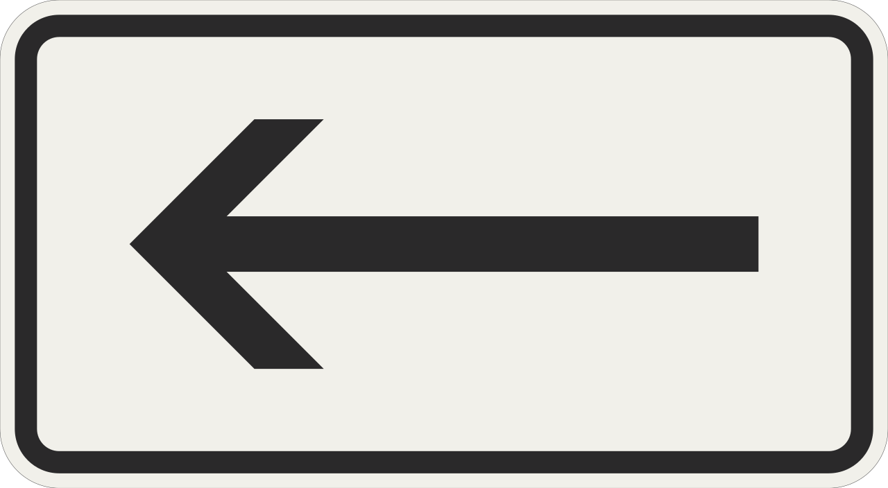 To the left.