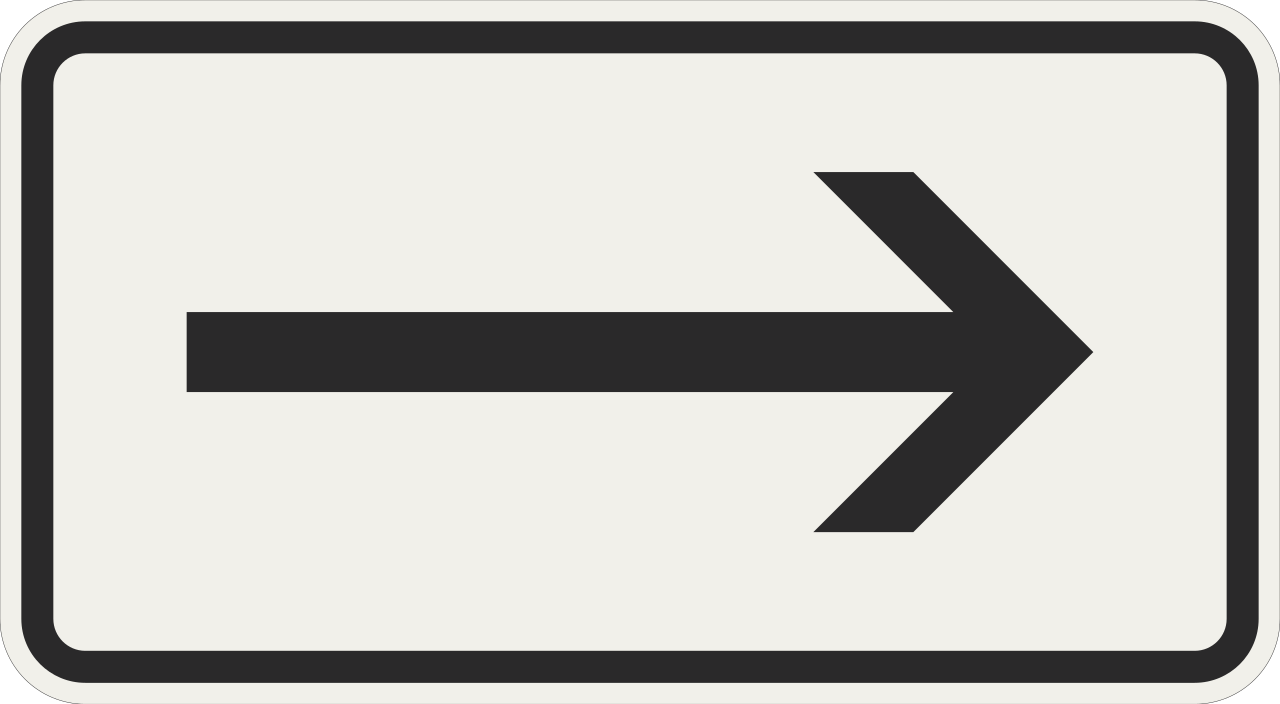 To the right.