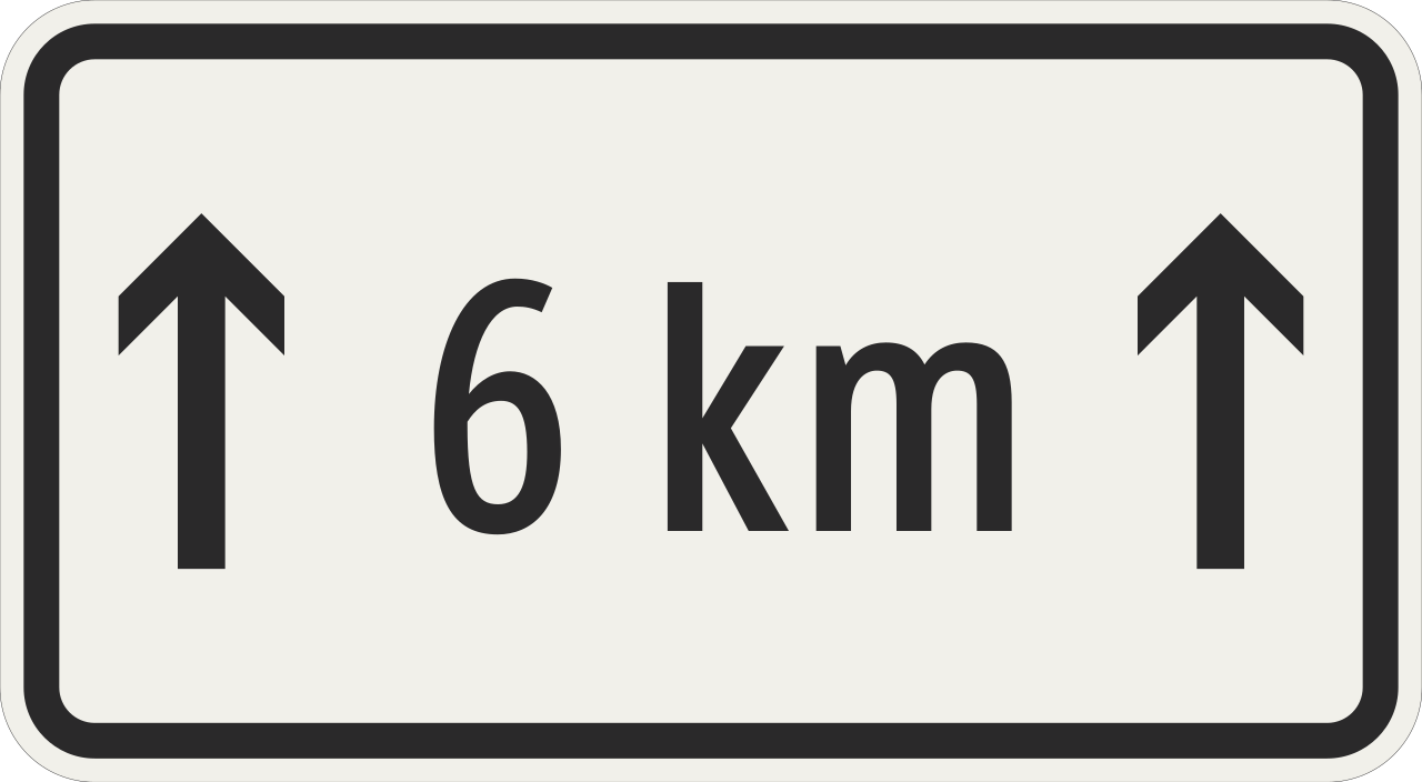 For ... kilometres.