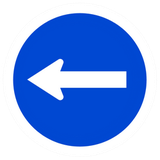 Mandatory left.