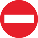 No entry.
