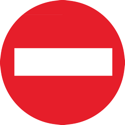 No entry.