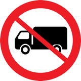 Trucks prohibited.