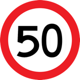 Start of a speed limit.