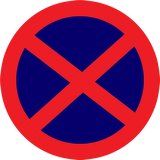 Parking and stopping prohibited.