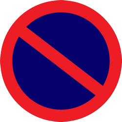 Parking prohibited.