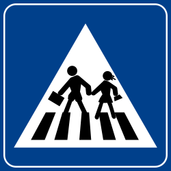 Überweg für Kinder.