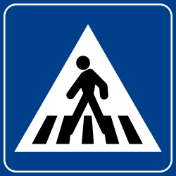 Fußgängerüberweg.