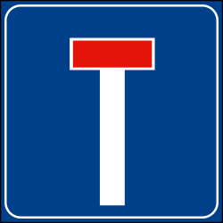 Sackgasse.