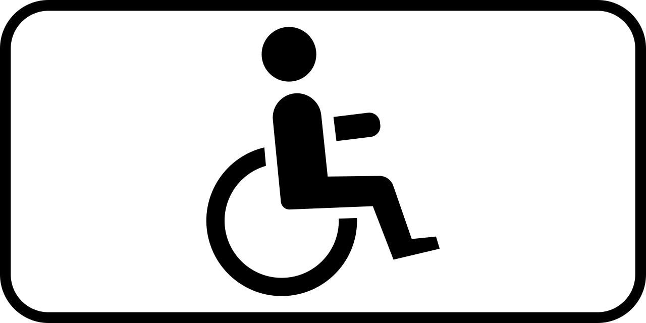 Voor personen met een handicap.