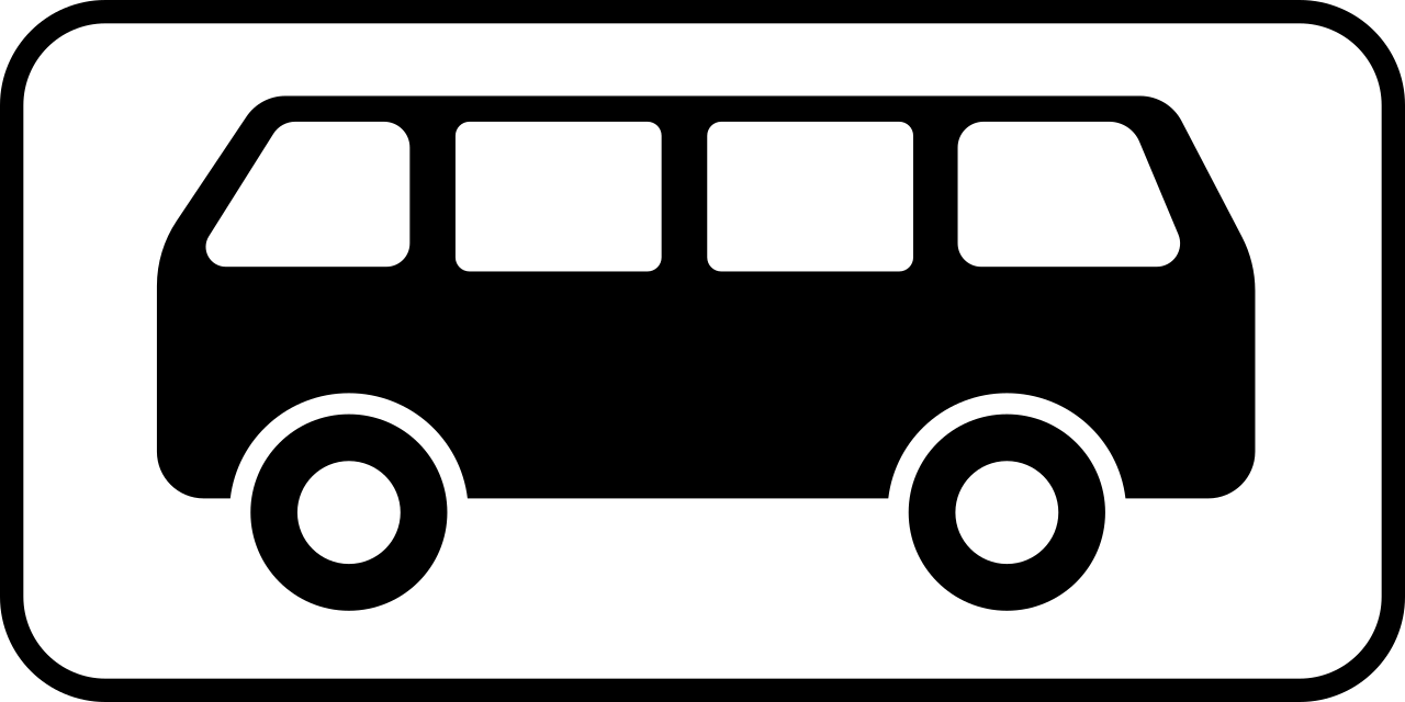 Voor bussen.