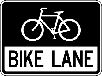 Lane for cyclists.