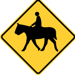 Aviso de cavaleiros.