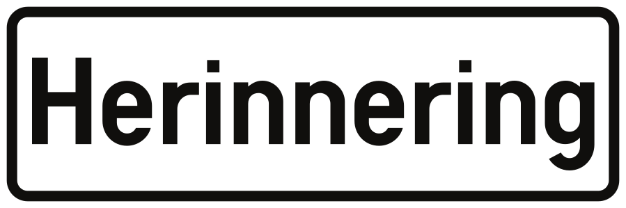 Herinnering.