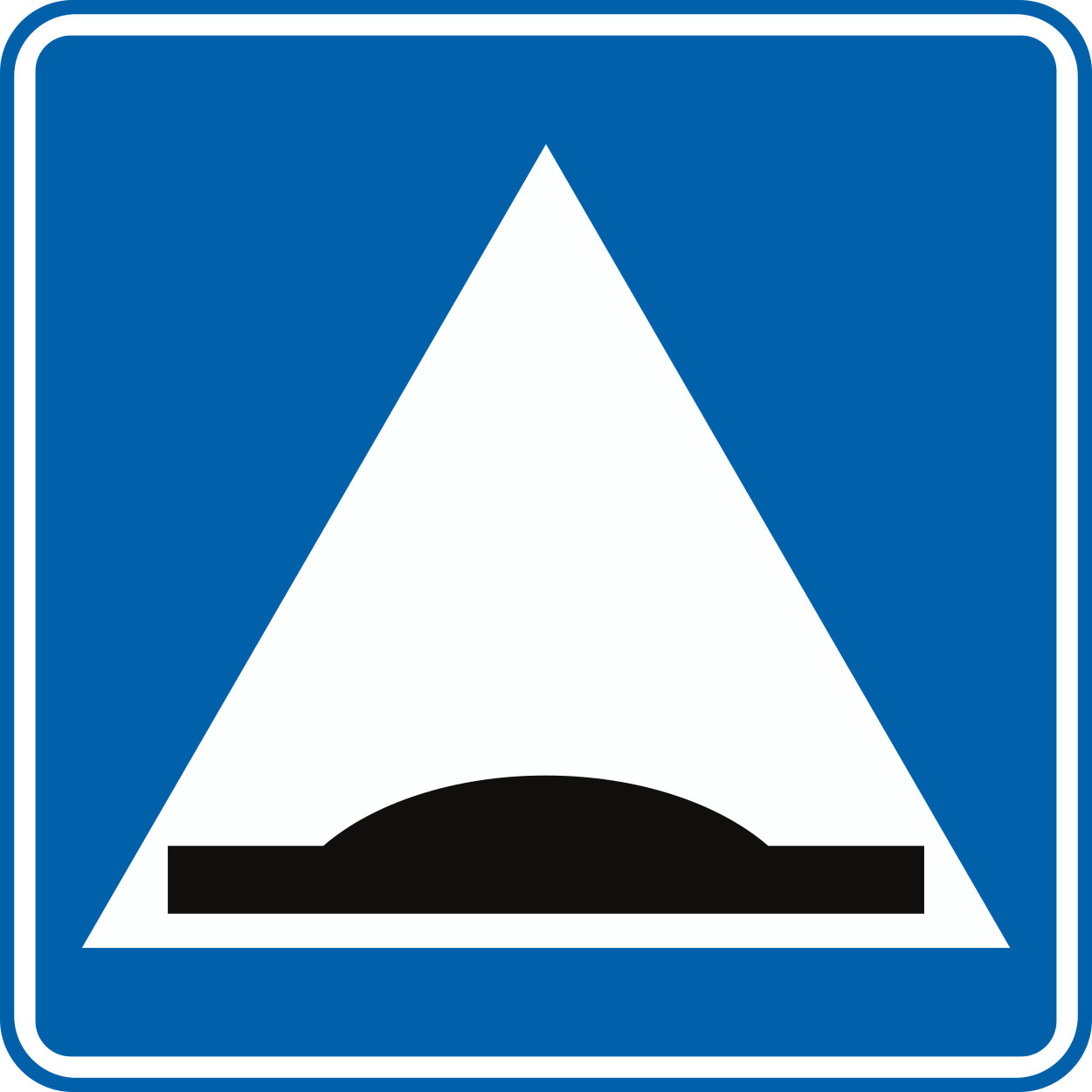 Verkeersdrempel.