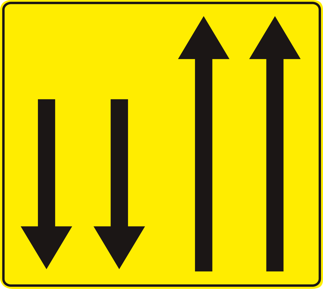 Aperçu des voies temporaires.