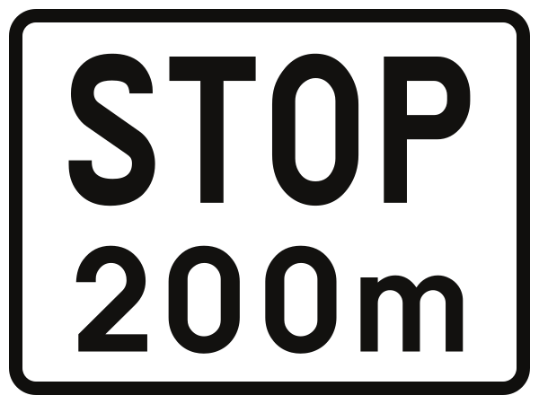 Stop over ... meter.