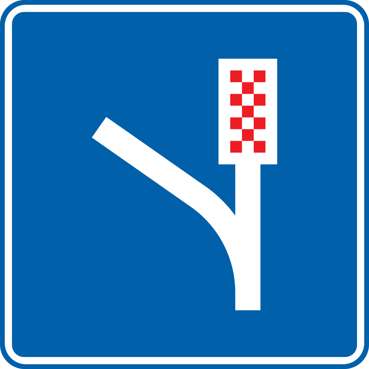 Nooduitloopstrook voor vrachtwagens.