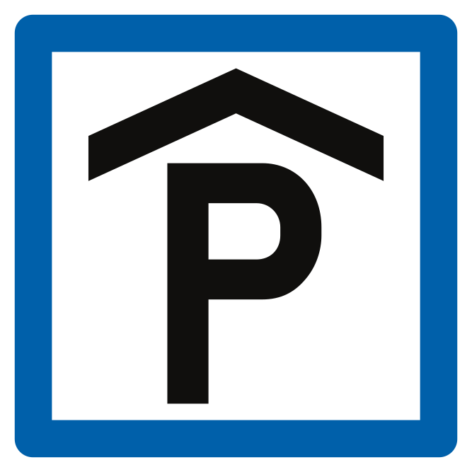Overdekte parking.