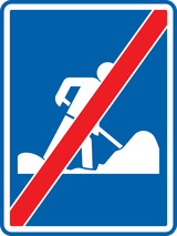 Einde van wegwerkzaamheden.