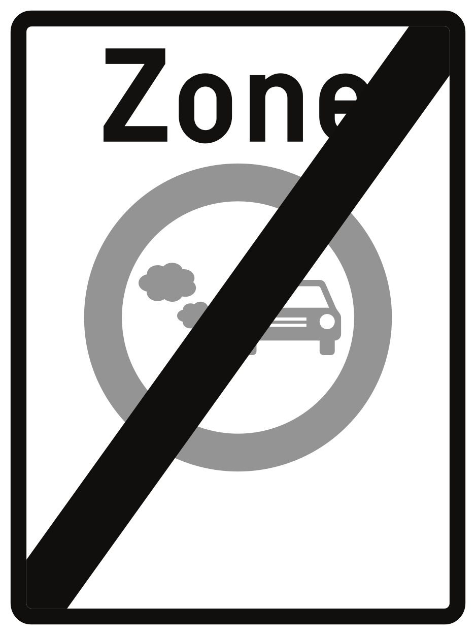 Einde van de lage-emissiezone.