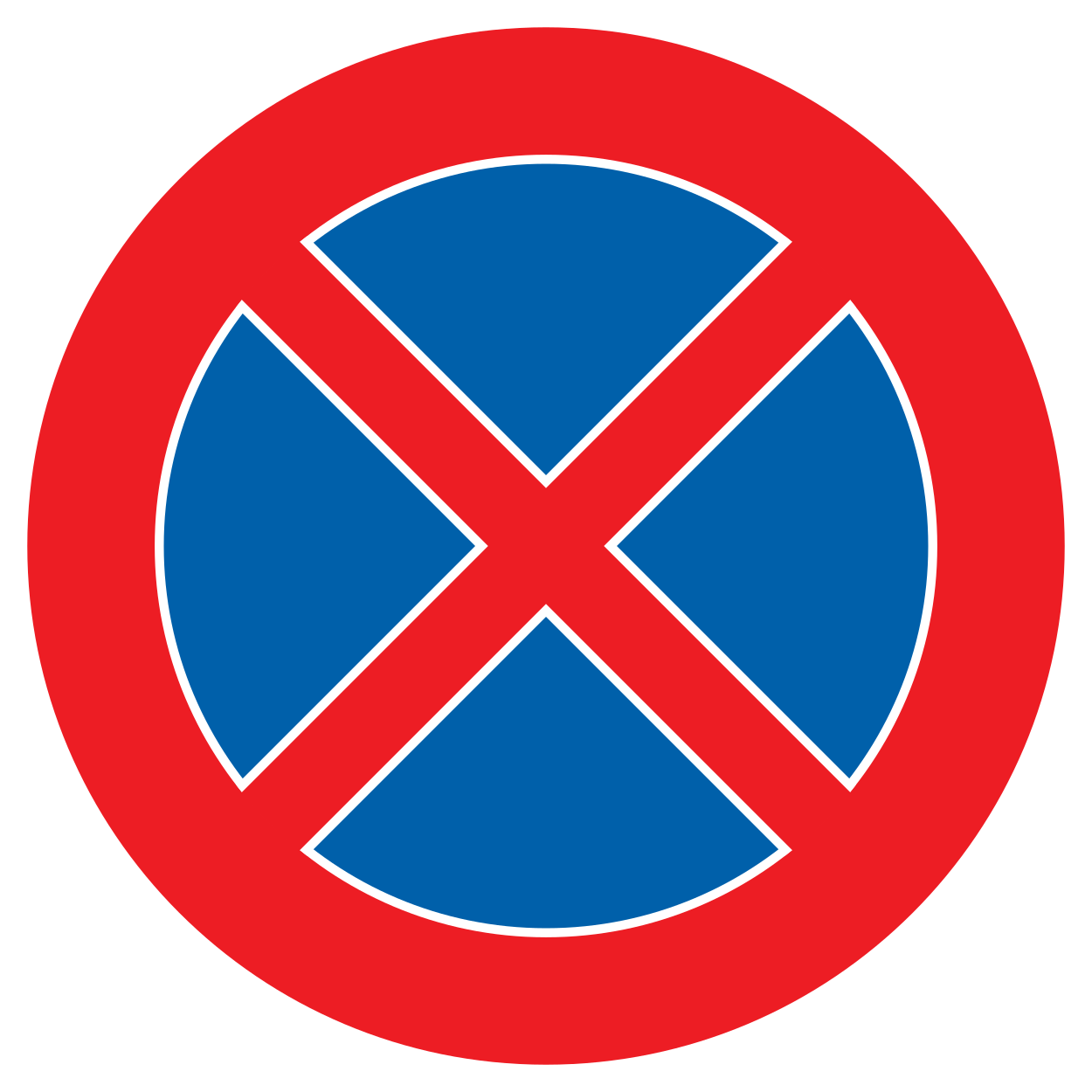 Stilstaan en parkeren verboden.