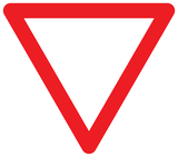 Voorrang verlenen.