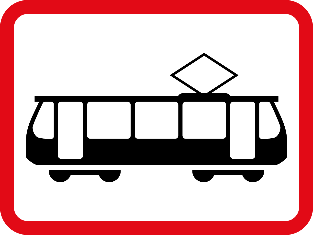 Für Straßenbahnen.