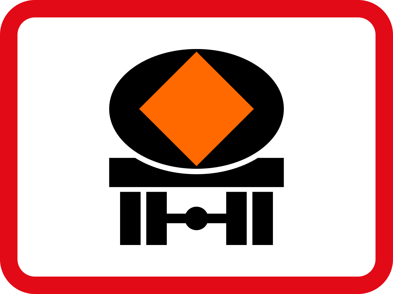 Für Fahrzeuge mit wassergefährdenden Stoffen.