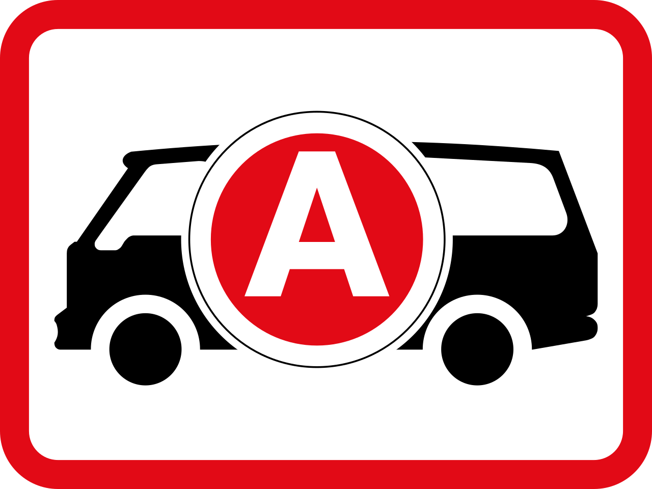 Für Krankenwagen.